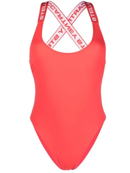 Cheap McCartney Stella Women logo-strap swimsuit 0818
